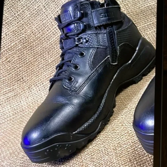 5.11 Tactical | Shoes | 51 Boots Tactical Black Work Leather  display picture 1